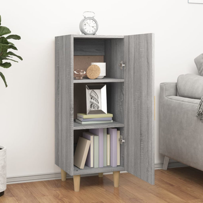 Garuda End Table, Grey