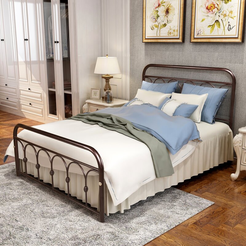 Darby Home Co Karole 43.31'' Steel Bed Frame & Reviews | Wayfair