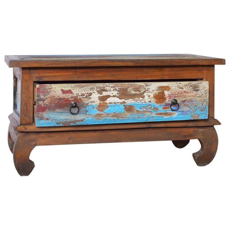 Table basse simple avec rangement Alarins, Multicolore