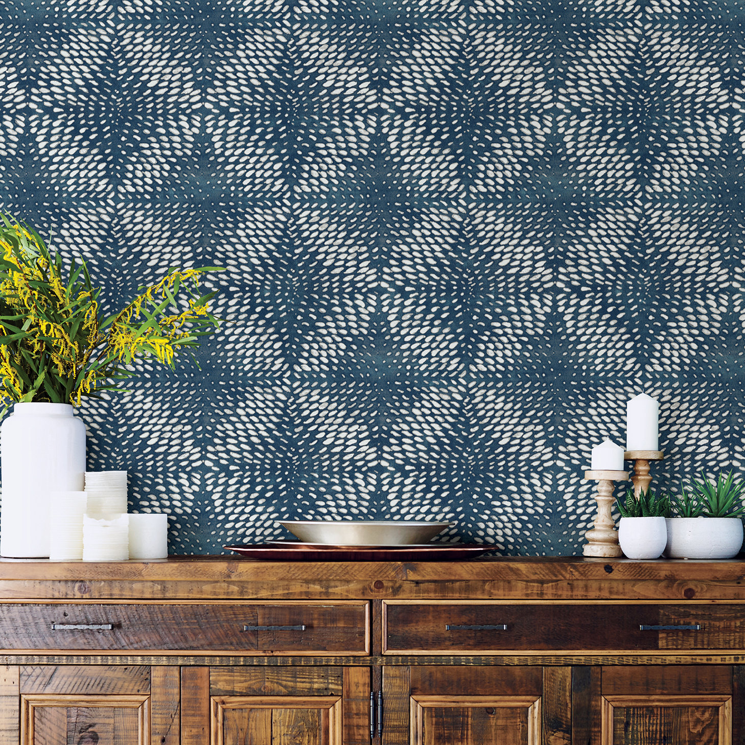 Bardwell Wallpaper Roll, Sapphire
