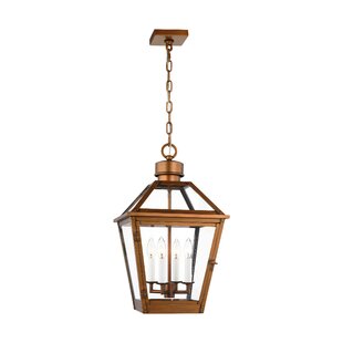 Lantern 10 in. Wide Solid Stem Exterior Pendant Light