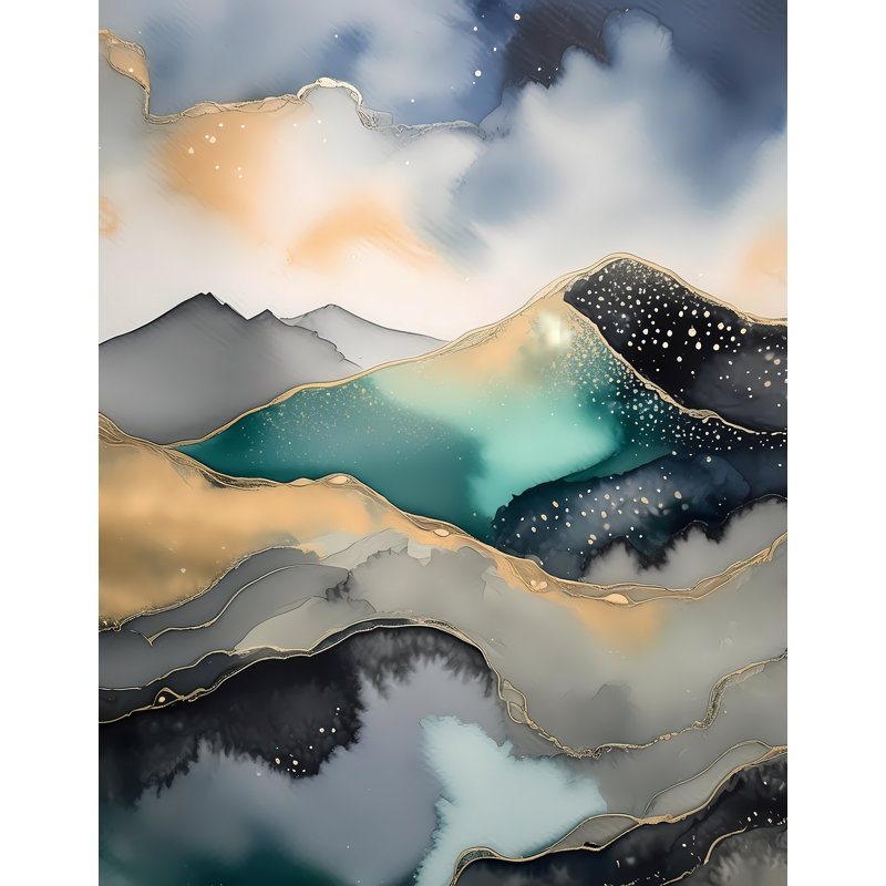 Peaking At The Heavens, 40" H x 30" W