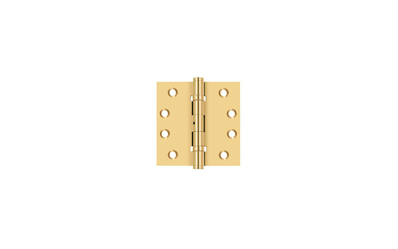 Butt Bearing Hinge, PVD Polished Brass