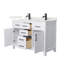 Beckett 48" Freestanding Double Bathroom Vanity with Quartz Top-646743040-646743065-646743068