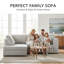 Jumbo Cord Hand Facing Corner Sofa With Footstool-2112464576-2112464586
