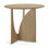 Geometric Solid Wood End Table