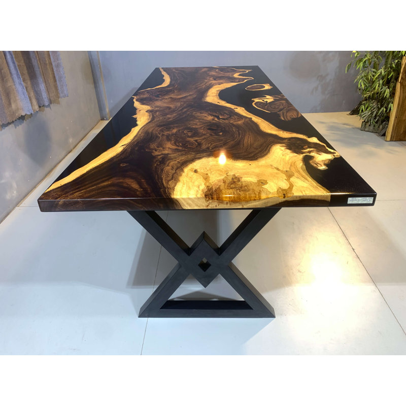 Santorini Solid Wood Dining Table