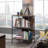 Sauder Nova Loft Accent Storage Cabinet With Tilted Shelves, Durable Metal Frame, And Versatile Home Placement