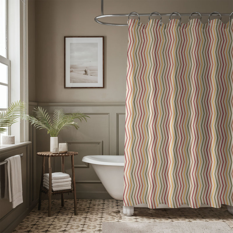 Courtepointe Harvest - Rideau de douche Premium 0060, H 74 po x l 71 po