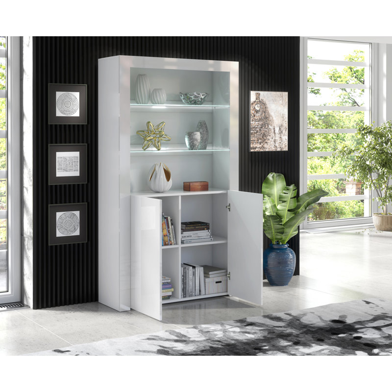 Clifton Display Cabinet, White