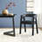 Lorrenda Modern Boucle Rounded Back Solid Wood Dining Chair-689319052