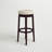 Baylis Swivel Upholstered Stool with Solid Wood Frame-853509552-827600393