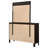 Aziza 6-drawer Dresser with Mirror Cappuccino
