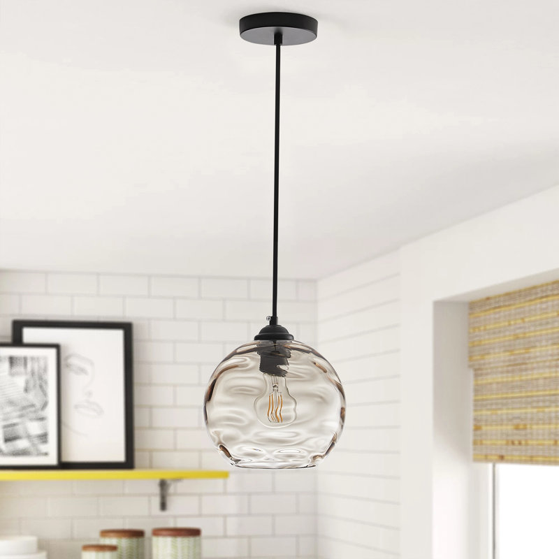 Luminaire suspendu sphère 1 lumière Burov