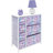 Sorbus Dresser with 7 Drawers - Storage Chest Organizer with Steel Frame, Wood Top, Handles, Fabric Bins, Tie-Dye Purple-61396312