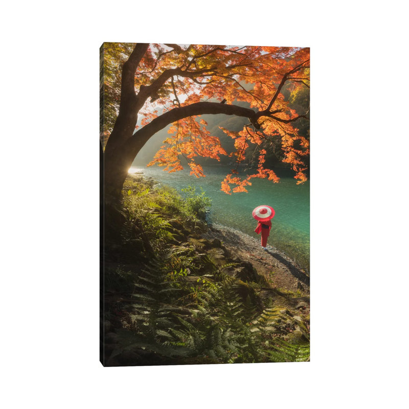 Autumn In Japan VIII by Daniel Kordan - Print on Canvas, Wrapped Canvas, 20.32 cm H x 30.48 cm W
