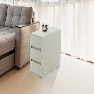 Bedside Table With Three Drawers(15.75*7.87*22.83 In)