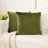 Solid Velvet Reversible Pillow Cover-2046555344-2044397499