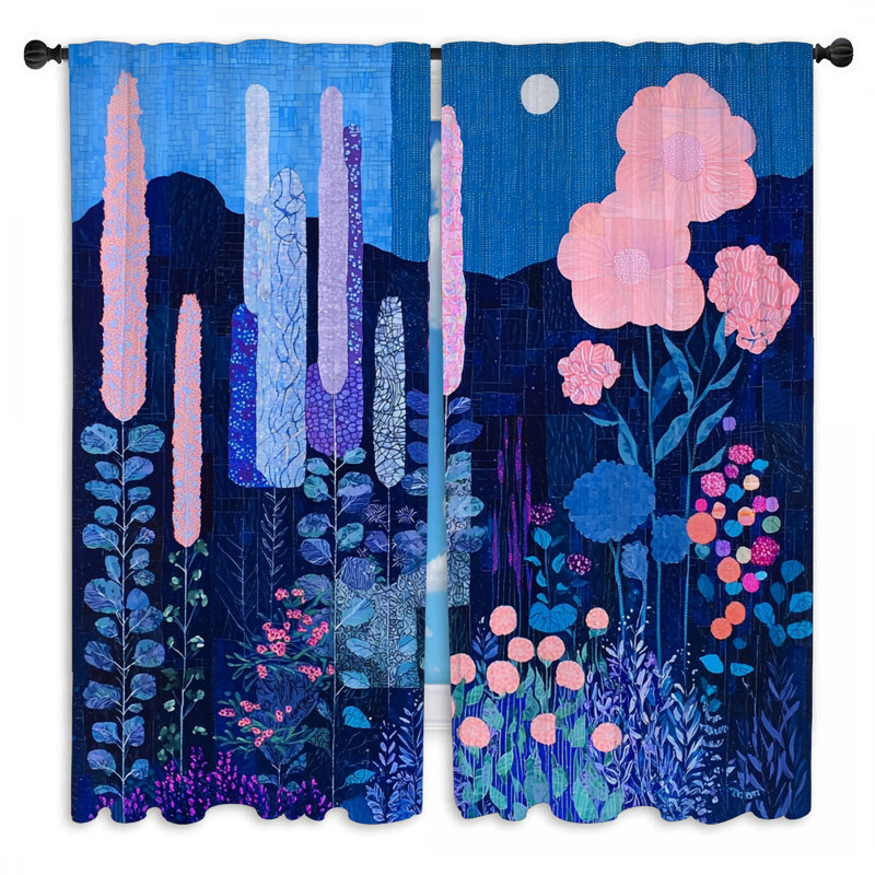 Rideaux de fenêtre Moonlit, L 40 po x L 82 po
