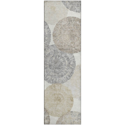 Premium Machine Washable Mayfield AMF2351 Abstract Rug