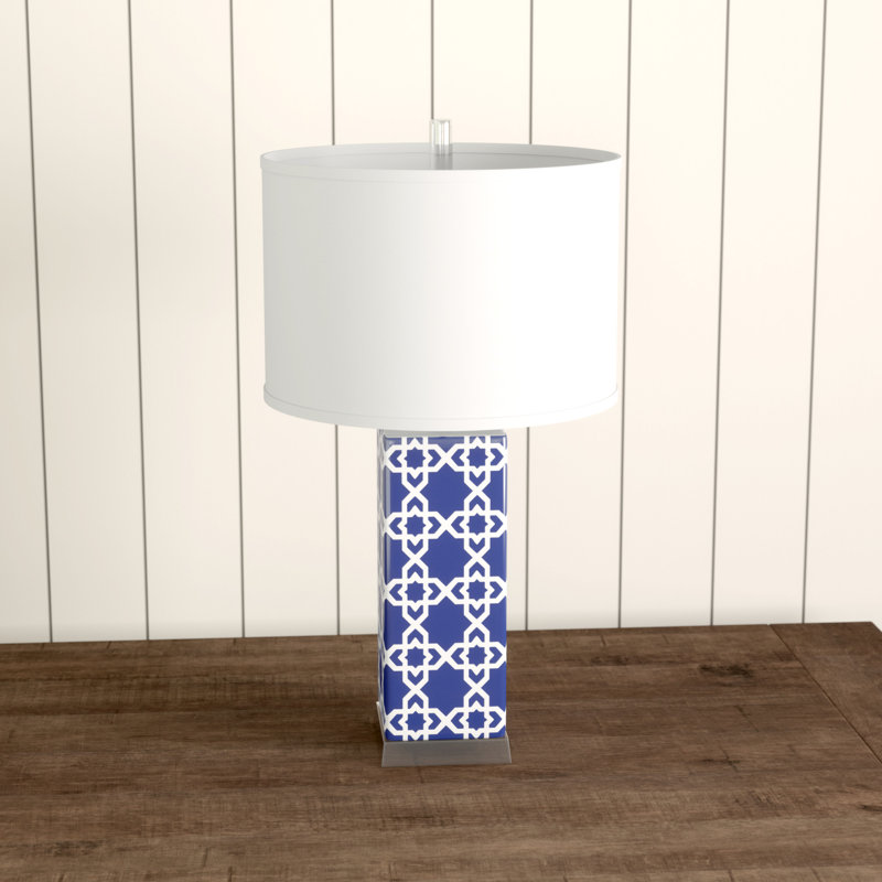 Dunson Ceramic Buffet Lamp, Grey