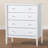 Lucera Mid-Century Bobbin Wood 4-Drawer Chest-957008658
