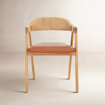 Regent Genuine Leather Dining Armchair