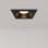 Plafonnier encastré Libred Vidalite 2In LED, ensemble de luminaire carré sans lumière avec température de couleur 5CCT sélectionnable et gradateur pleine gamme, luminosité 700LM, 9W, ETL, IC et IP44
