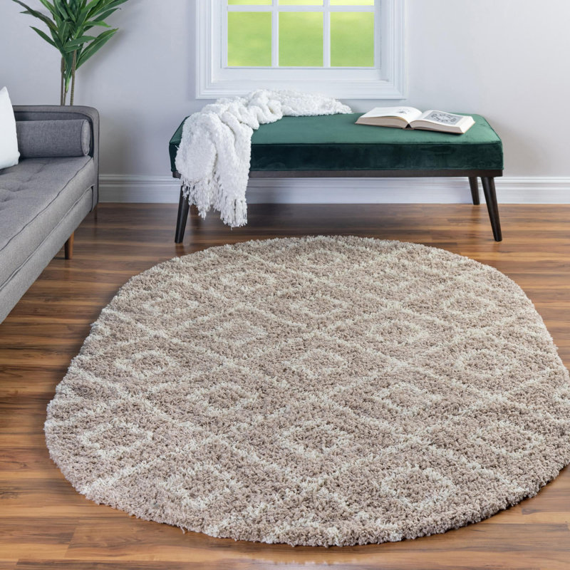 Arup Geometric Indoor Rug, Oval 5'3" x 8'