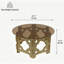 Table basse ronde
