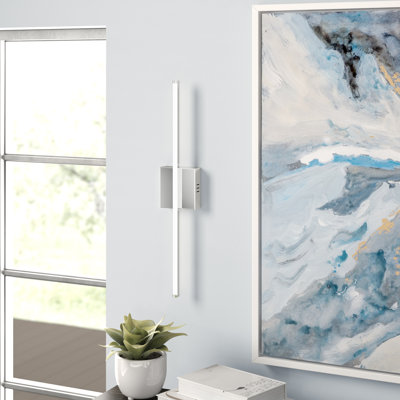 Bryanne Steel LED Wallchiere