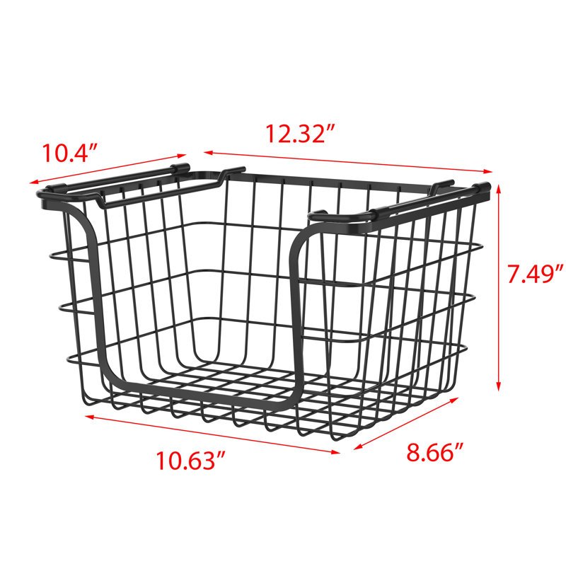 Panier Gerrie, H 7,49 po x l 12,32 po x P 10,4 po