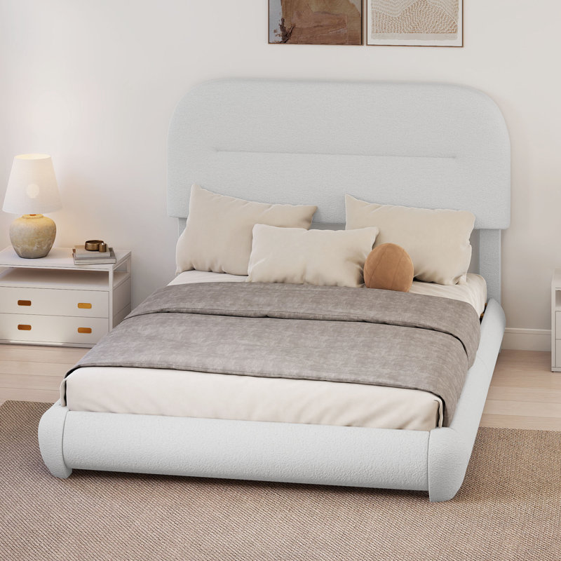 Lit plateforme tapissier