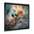 Impression noire sur toile encadrée