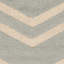 Tapis gris / beige en laine / coton / latex touffeté à la main Sanyla-957157414
