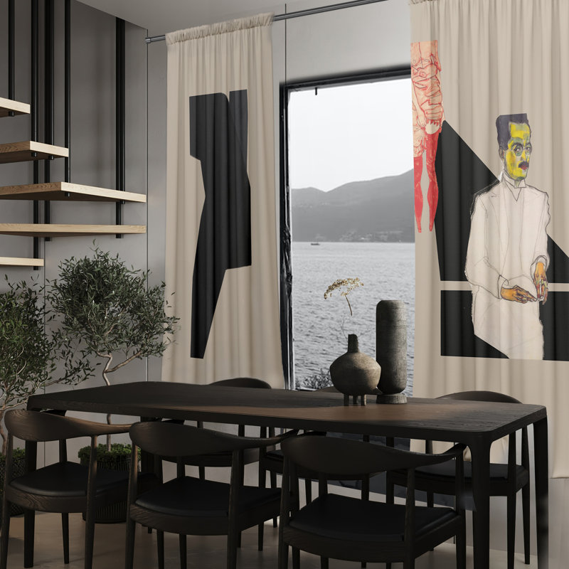Blackout Curtain Panel Pair, 148 W x 300 D cm