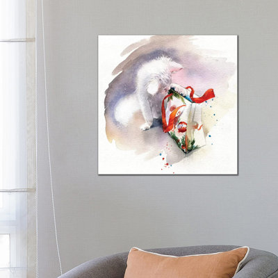 Gift by Marina Ignatova - Wrapped Canvas Print