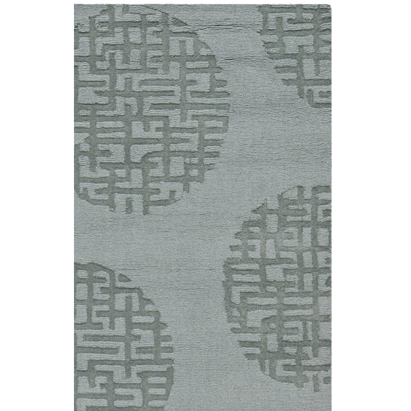 Scanlan Hand Loomed Wool Geometric Rug, Rectangle 4' x 6'