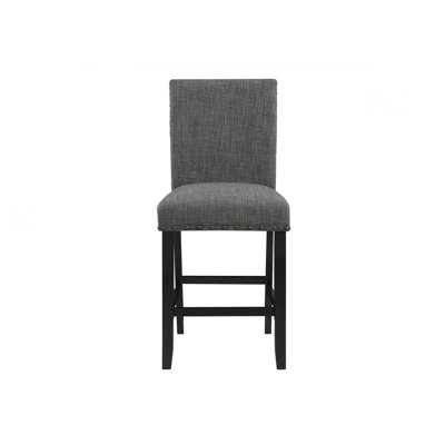 TABOURET DE TABLE MARIAN GRIS FONCÉ (ENSEMBLE DE 2)