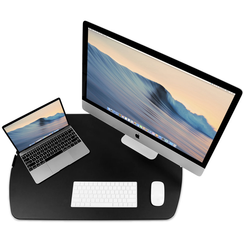 Montez-le! Convertisseur de bureau ergonomique debout, poste de travail assis-debout réglable en hauteur pré-assemblé