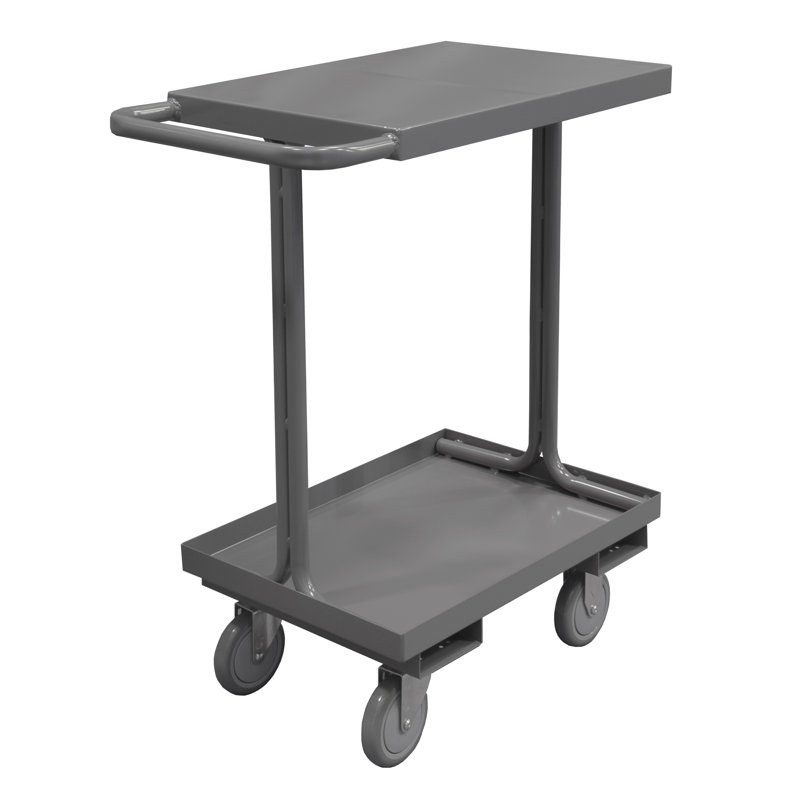 Utility Cart with Wheels, 35.88" H x 29.75" W x 18" D