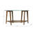 Myrick 52'' Glass Top Console Table
