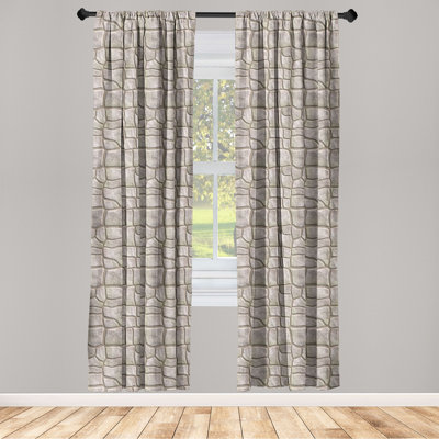 Hajun Semi Sheer Curtain Pair