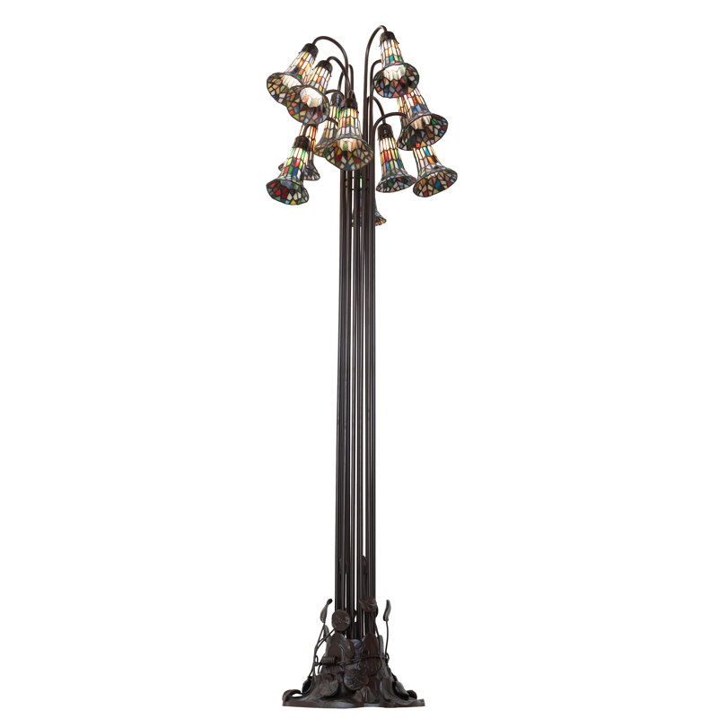 Bueche Tree Floor Lamp, Beige/Red/Green/Blue