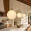 Luminaire suspendu sphère 1 lumière Christobel