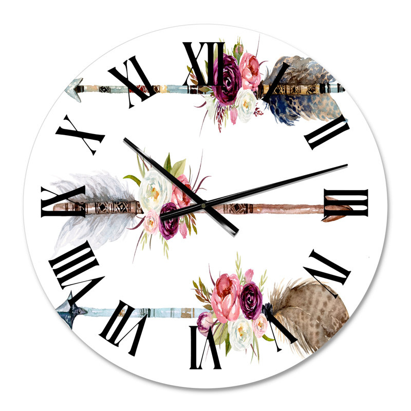 Horloge murale bohème et éclectique, Moyenne