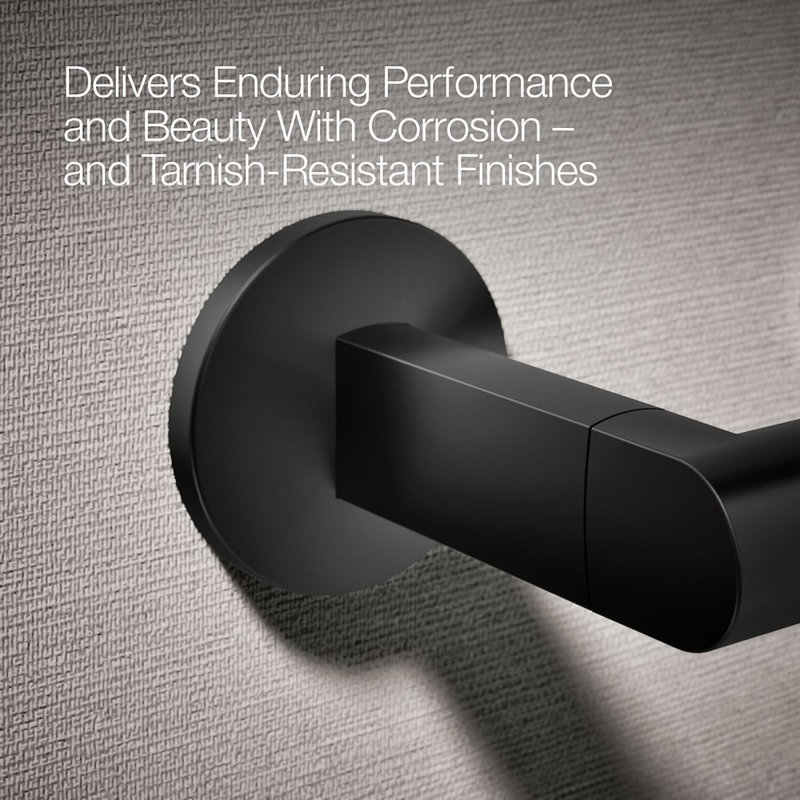 Components™ Pivoting Toilet Tissue Holder, Matte Black