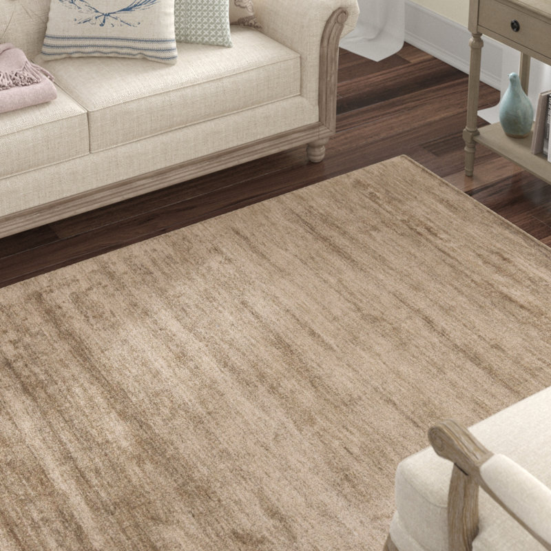 Viscose Indoor Rug, Rectangle 4' x 6'