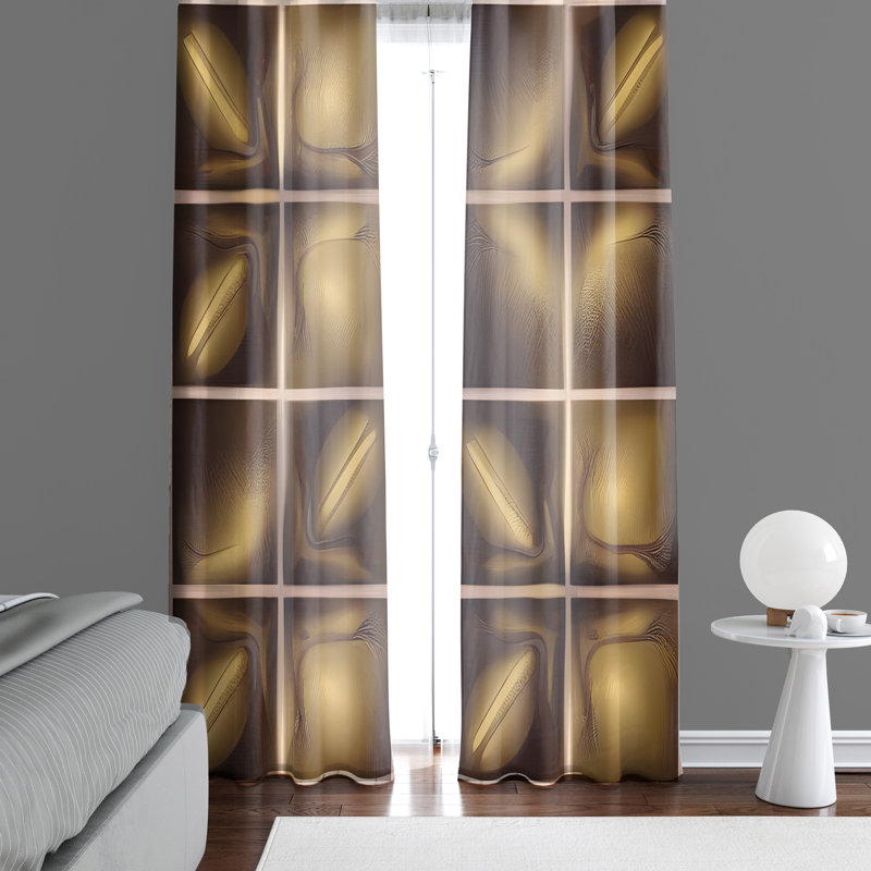 Whitemore Semi Sheer Curtain Pair, 40" W x 82" L