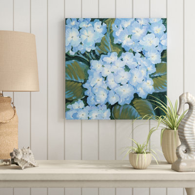 Blue Hydrangeas I by Tim O'Toole - Wrapped Canvas Painting